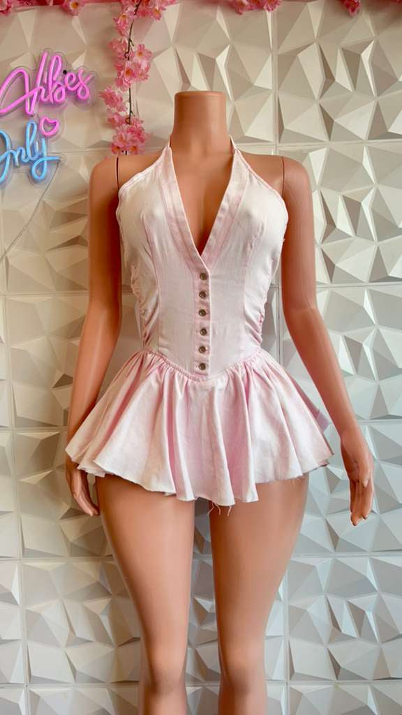 The Button-Front Babydoll Mini