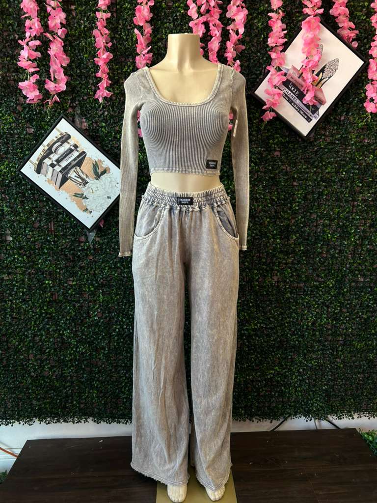 Stone-Washed Lounge Set