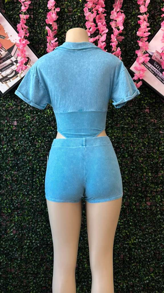 Casual Chic Ribbed Two-Piece Set