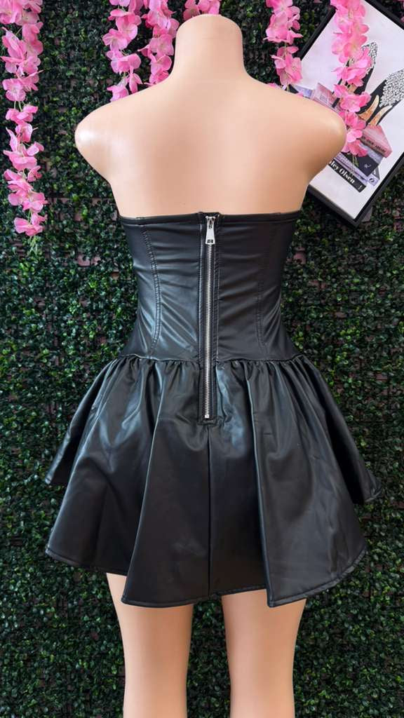 Black Widow Skater Dress