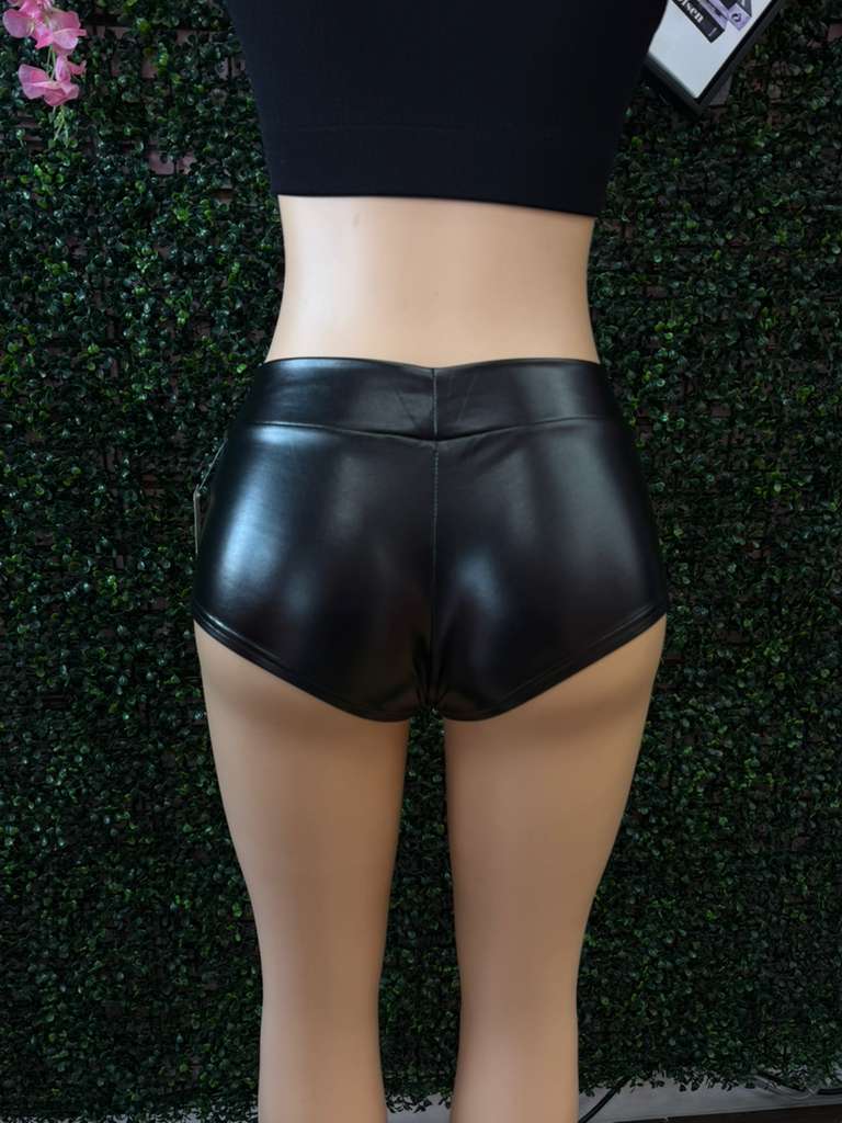 The Wet-Look shorts
