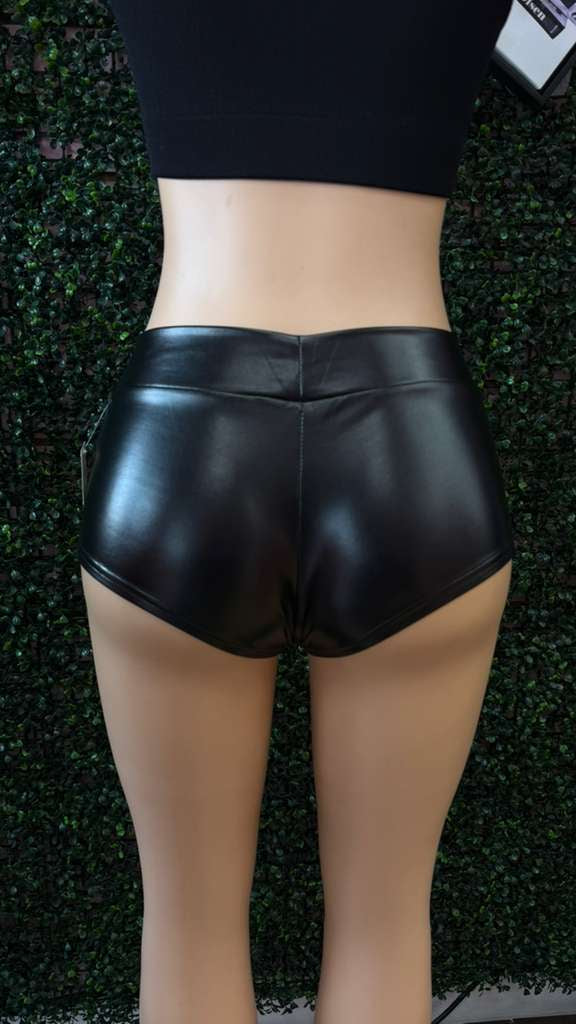 The Wet-Look shorts