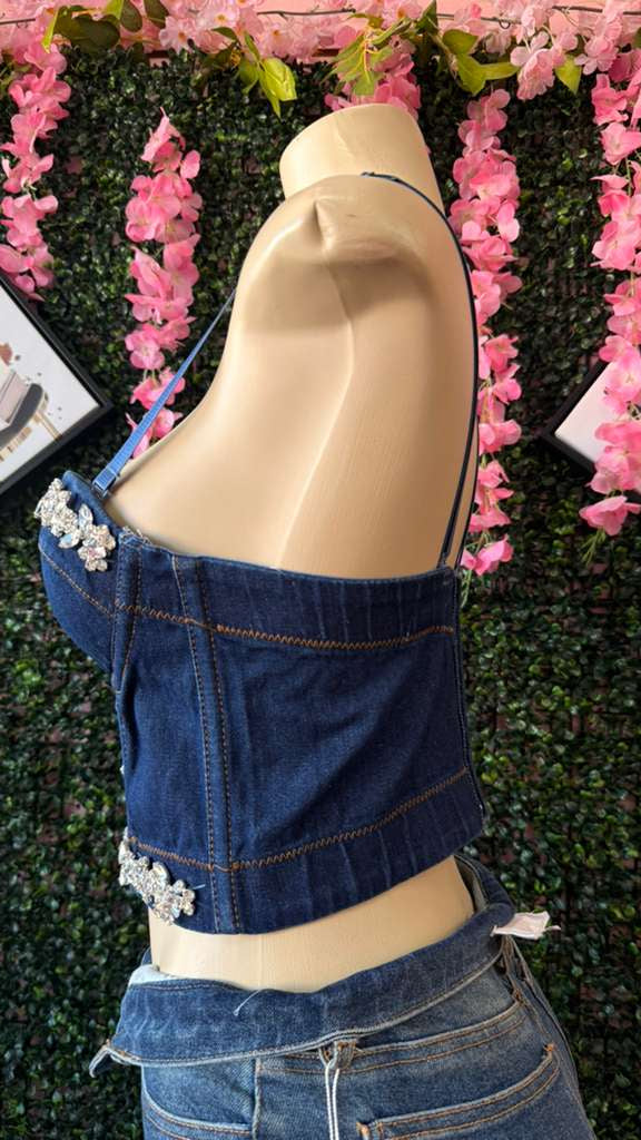 Midnight Glam Bustier