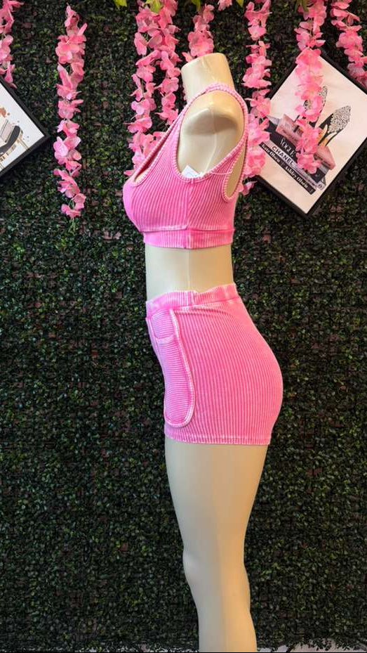 The Yolo Ribbed Two-Piece