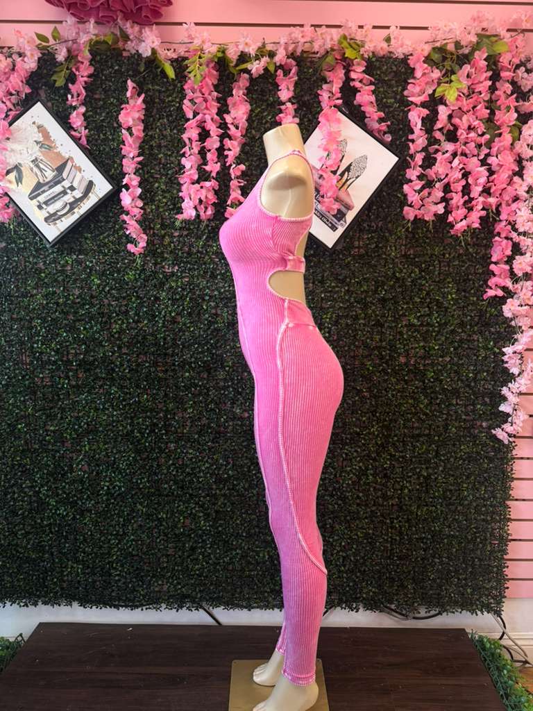 The Pink Power Sculpt Jumpsuit