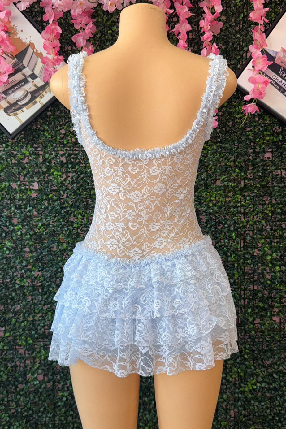 SEXY LACE MINI DRESS