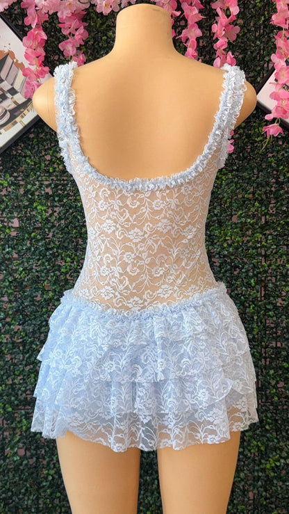 SEXY LACE MINI DRESS