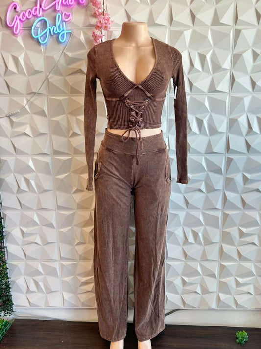 Edgy Knit Lounge Set