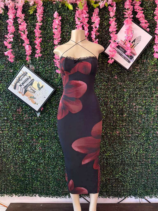 The Night Orchid Dress