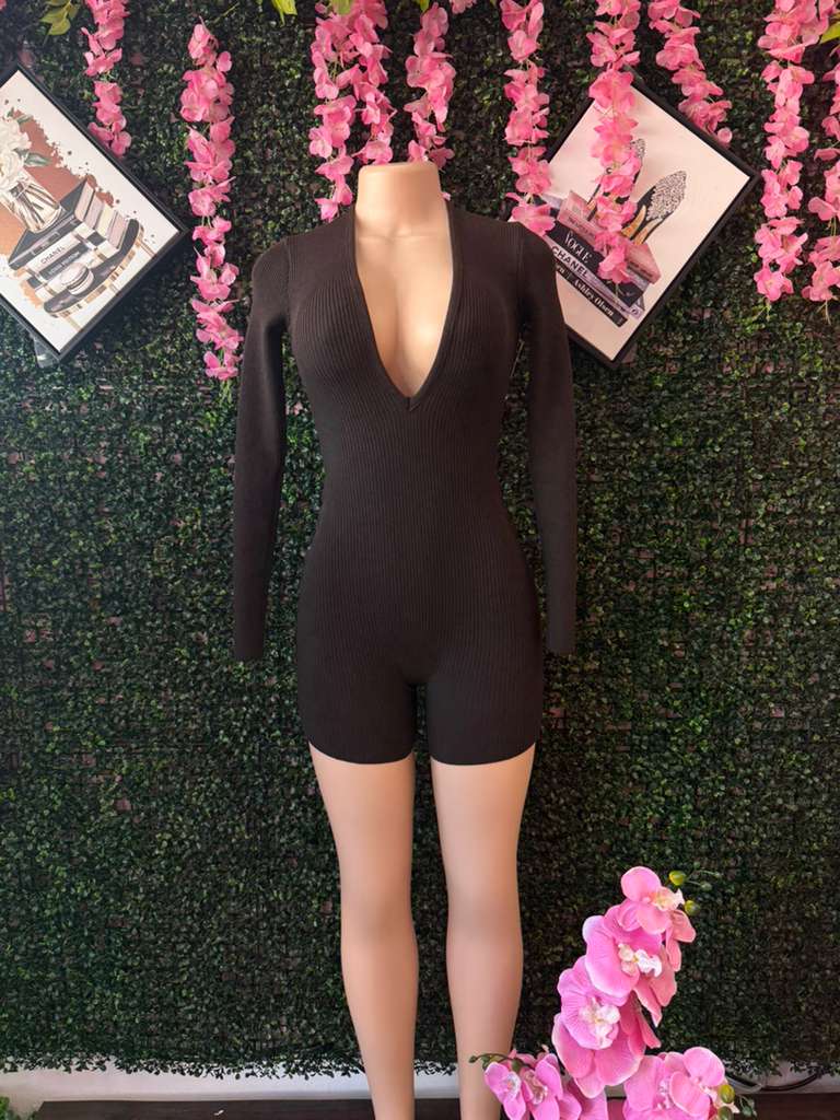 The After-Hours Ribbed Playsuit