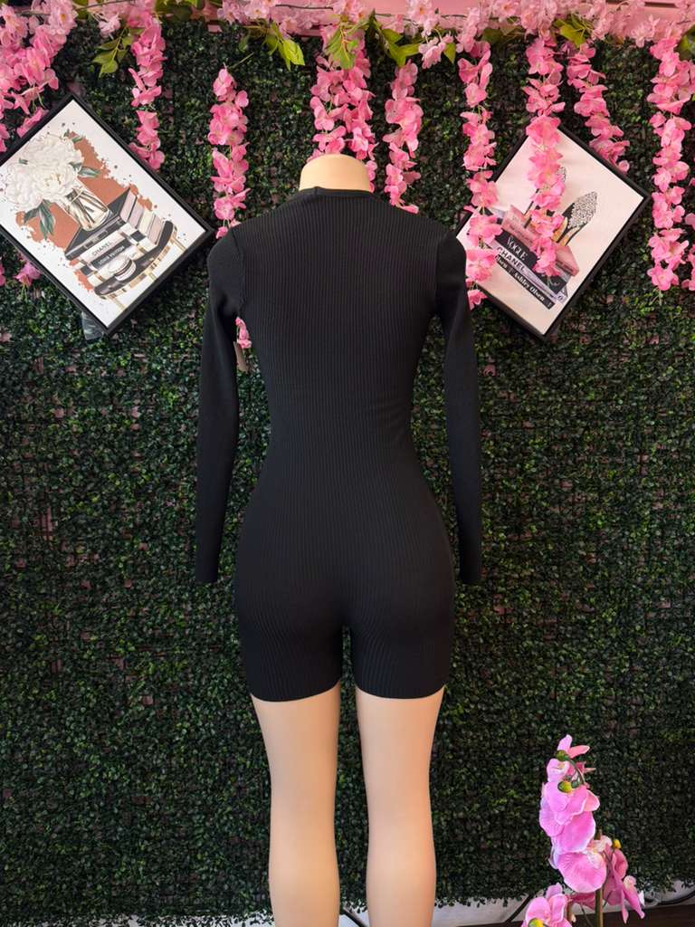 The After-Hours Ribbed Playsuit