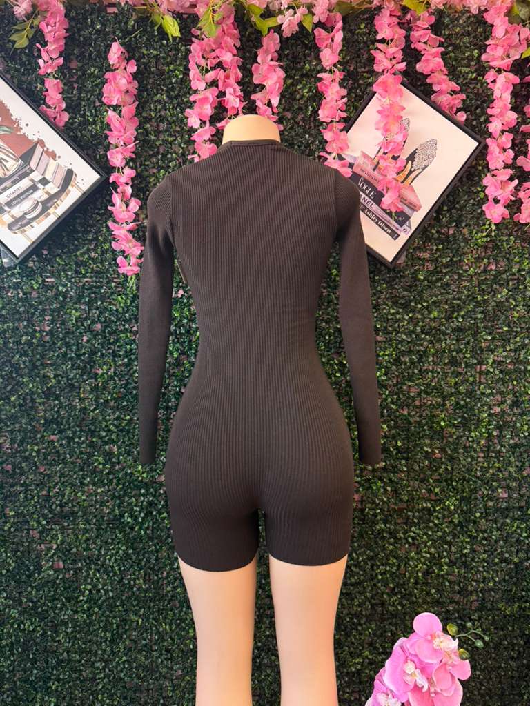 The After-Hours Ribbed Playsuit