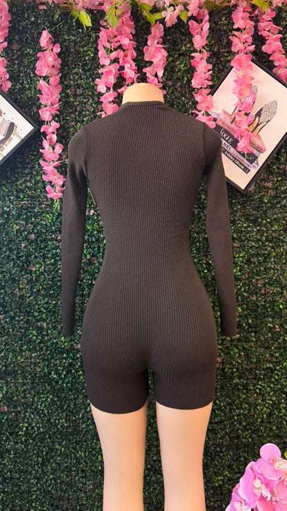 The After-Hours Ribbed Playsuit