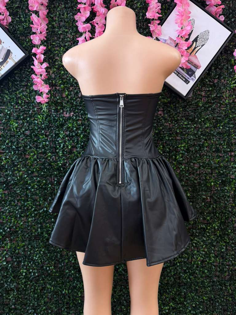 Black Widow Skater Dress