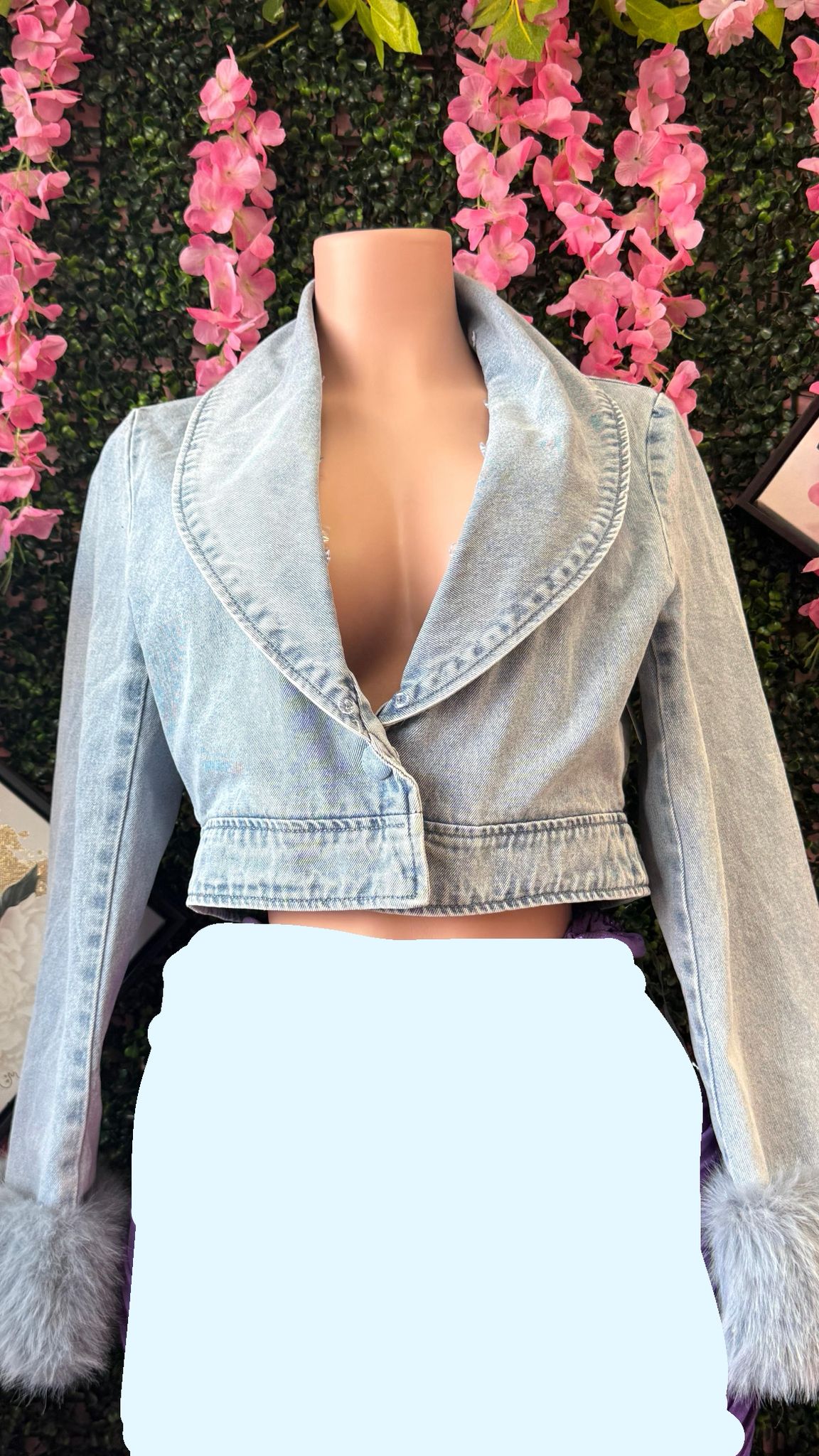 The Two-Way Glam Cropped Denim