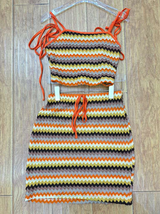 Retro Zig-Zag Co-Ord