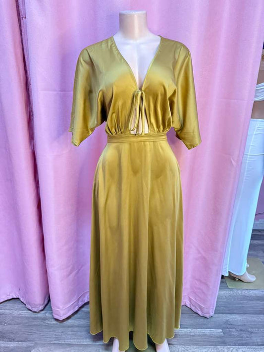 Gold dress