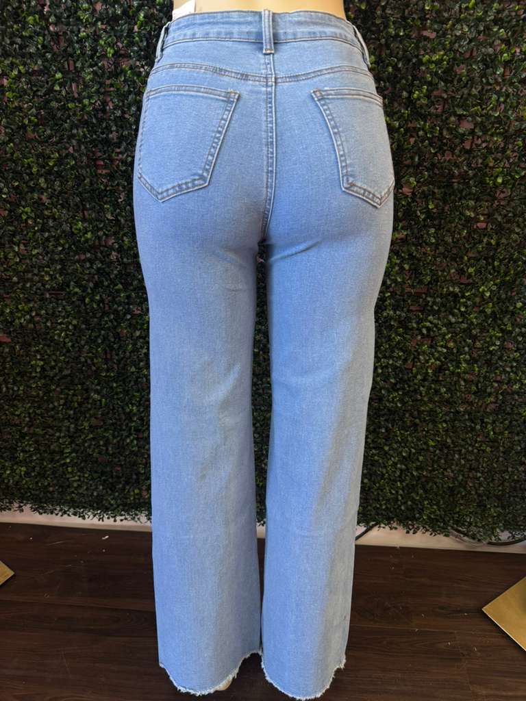 Crystal-Studded Jeans