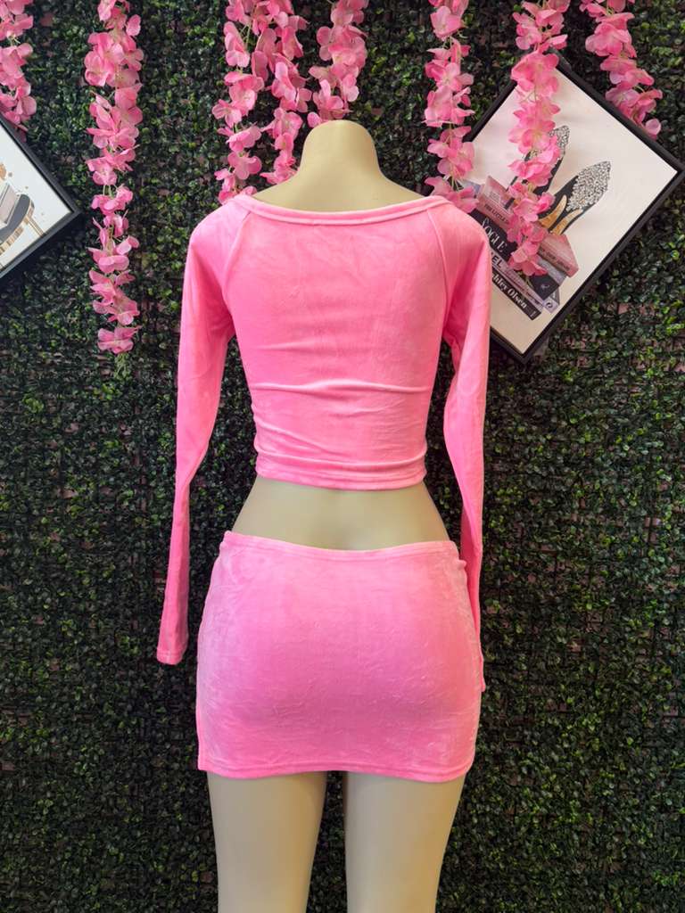 Y2K Babe Pink Two-Piece