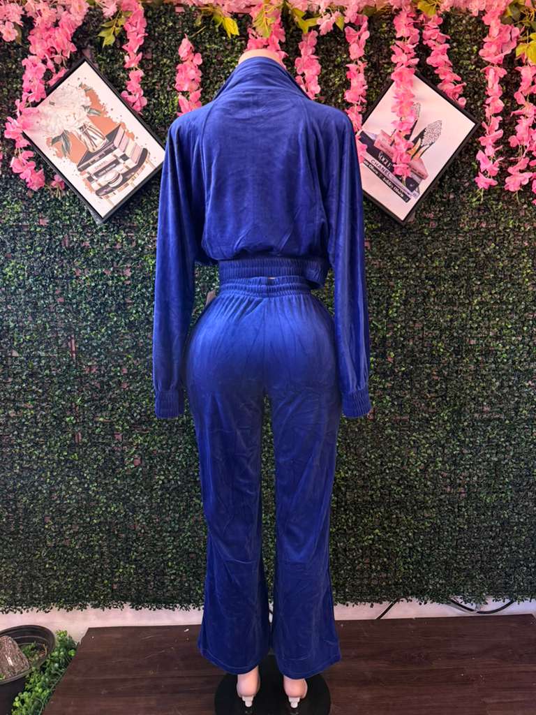 The Luxe Velour Cropped Tracksuit