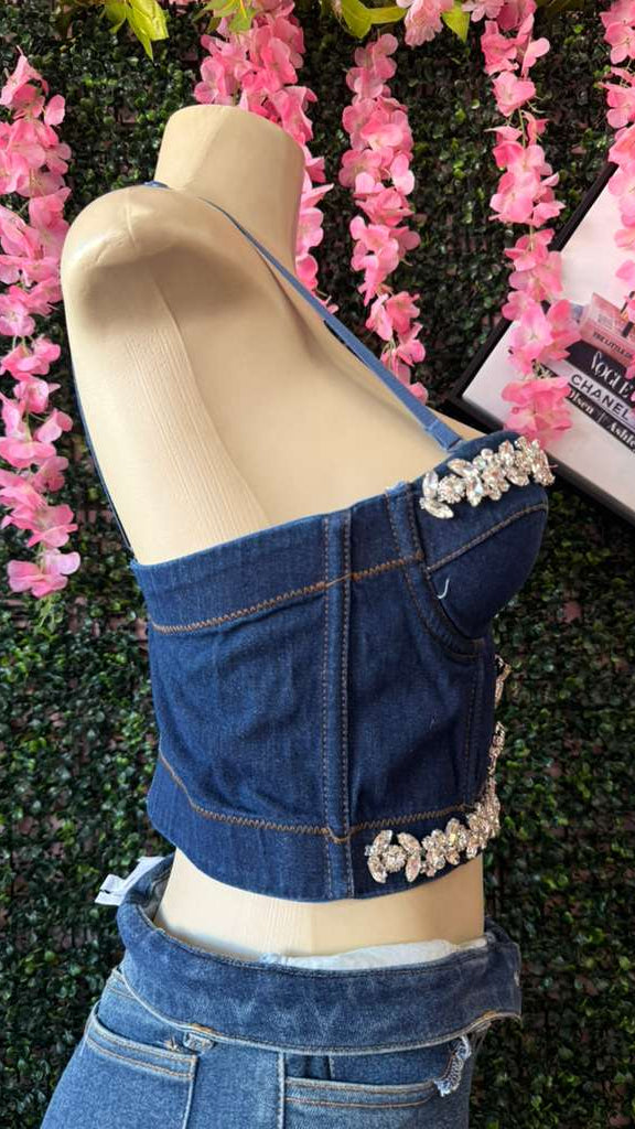 Midnight Glam Bustier