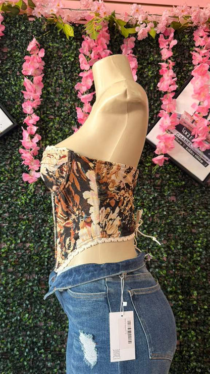 Amber Tapestry Bustier