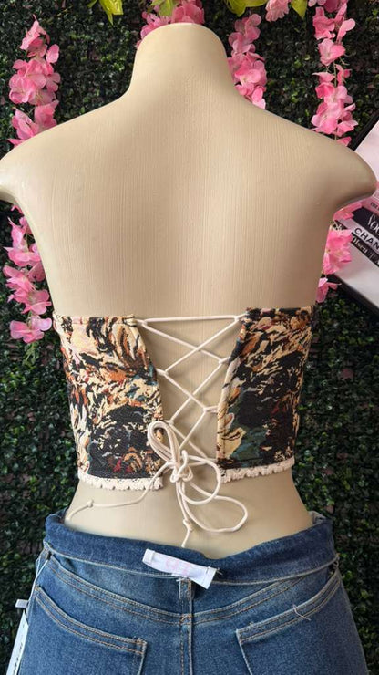 Amber Tapestry Bustier