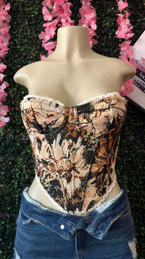 Amber Tapestry Bustier