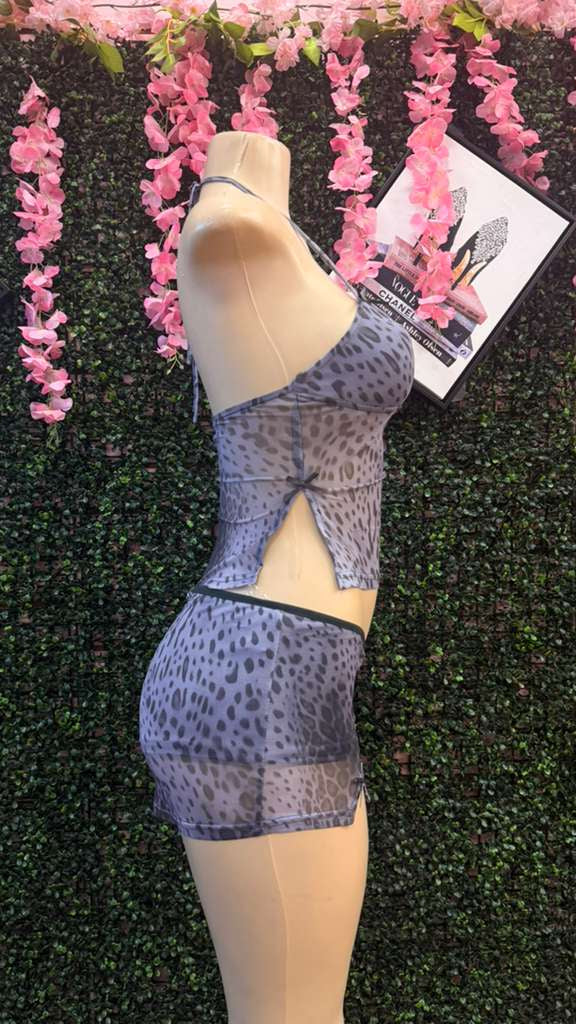 Amethyst Mesh Two-Piece