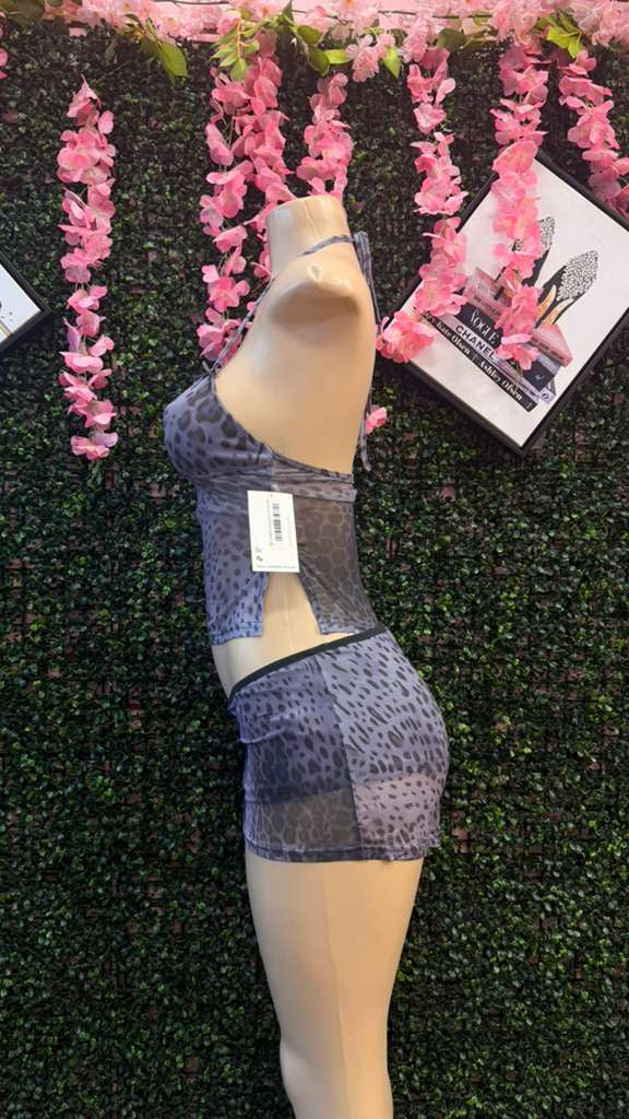 Amethyst Mesh Two-Piece