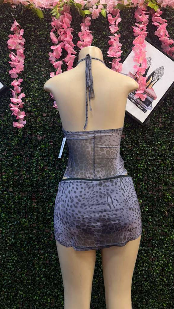 Amethyst Mesh Two-Piece