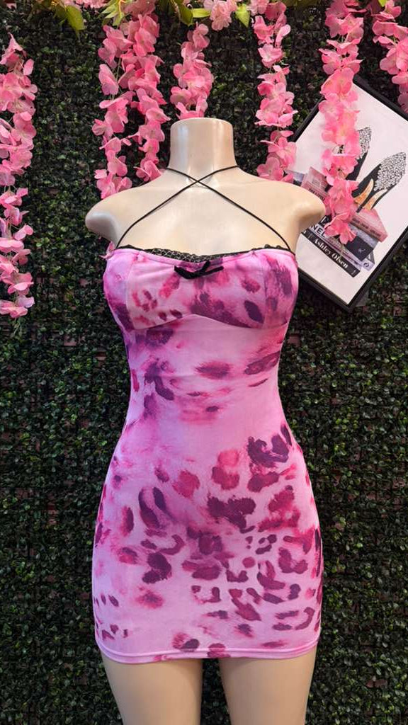 Bubblegum Leopard Mini