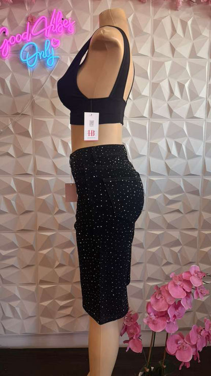 Starry Night Bermuda Shorts