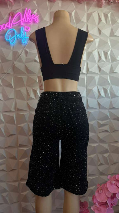 Starry Night Bermuda Shorts