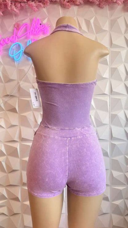 PERIWINKLE ROMPER