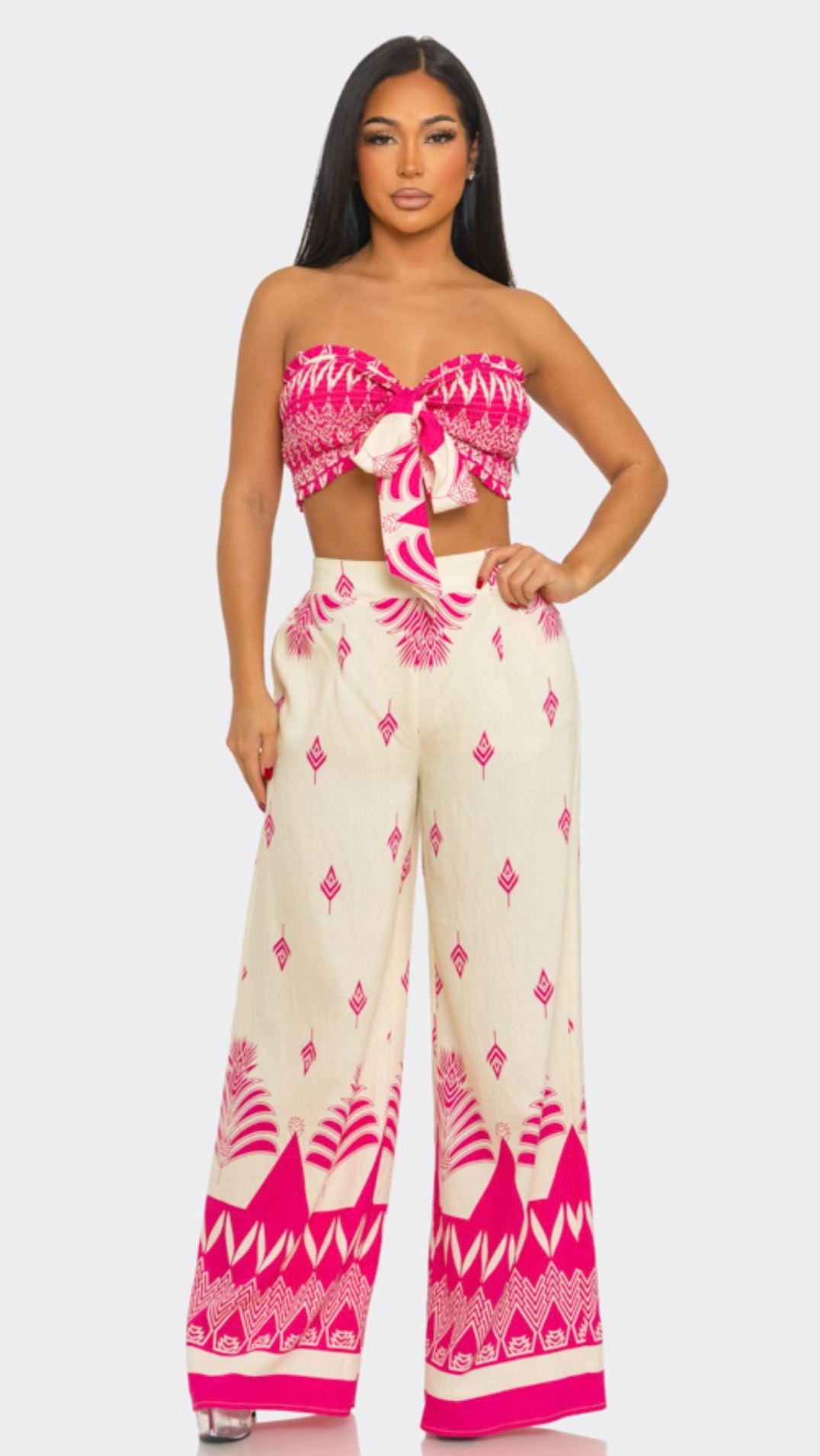Fuchsia Flora Palazzo Duo