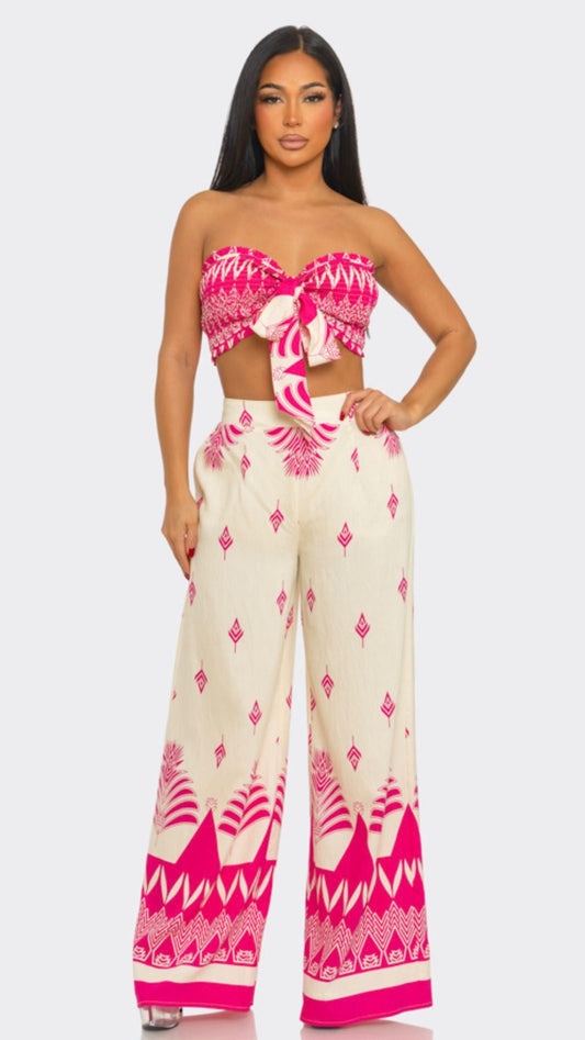 Fuchsia Flora Palazzo Duo