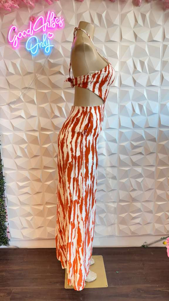 Citrus Halter Palazzo