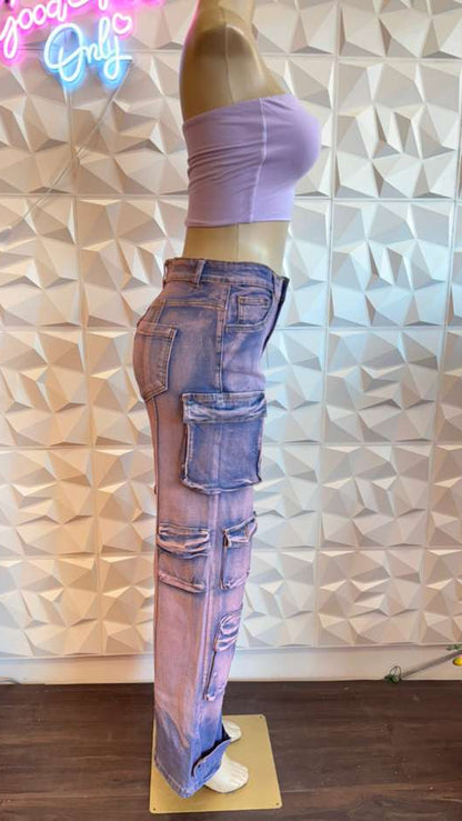 The "Matrix" Wash Utility Cargos