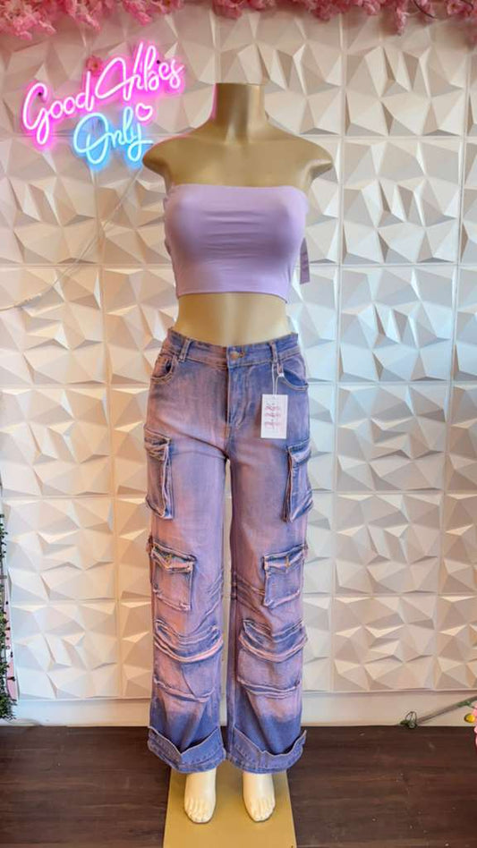 The "Matrix" Wash Utility Cargos