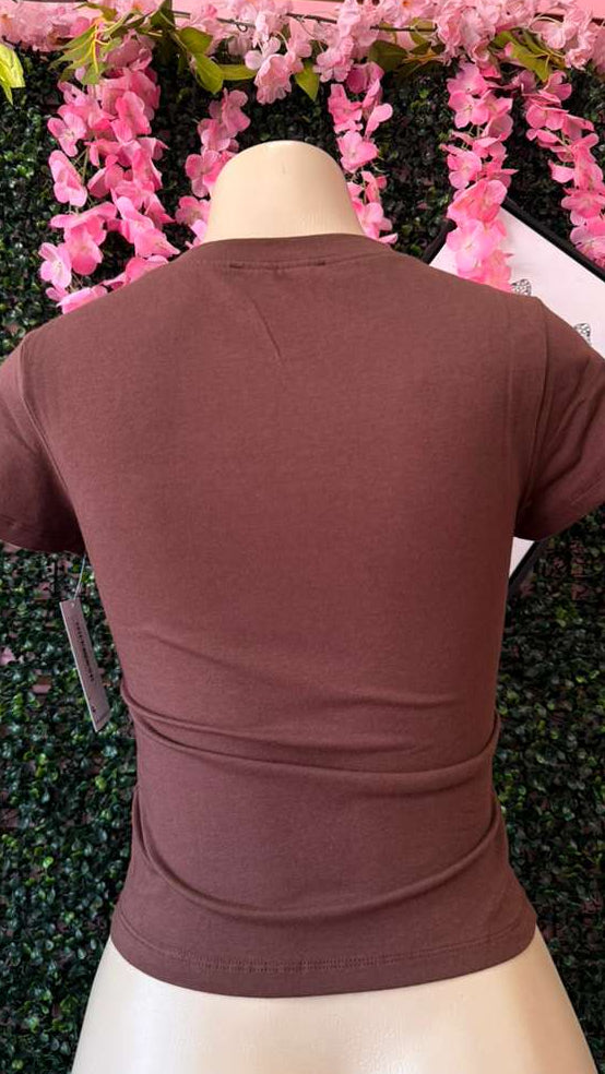 Y2K 'Classy & Sassy' Horse Print Crop Top