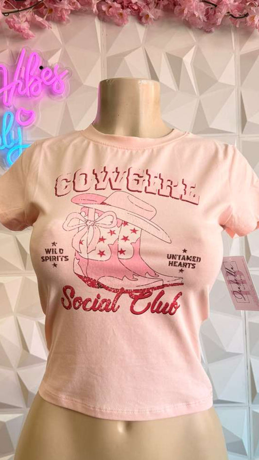 The Cowgirl Social Club Baby Tee