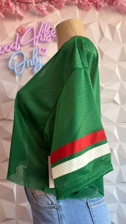 Viva Mexico Mesh Crop Jersey