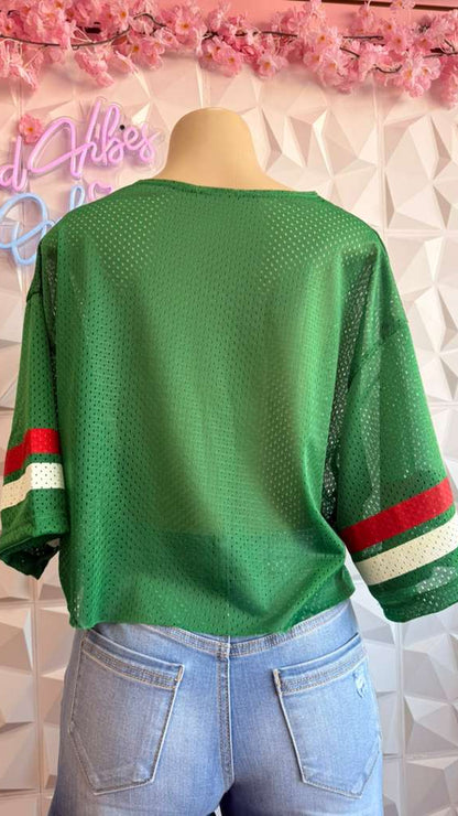 Viva Mexico Mesh Crop Jersey