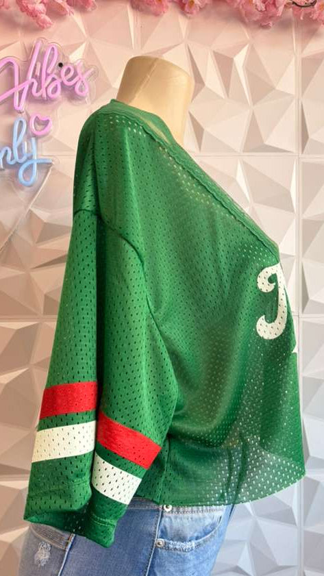 Viva Mexico Mesh Crop Jersey