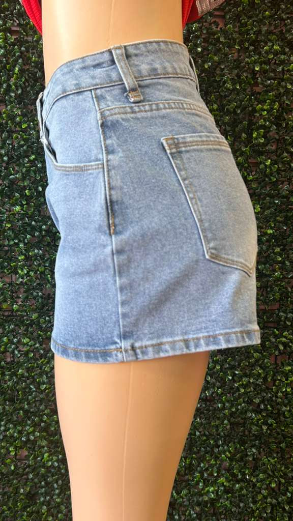 The Criss-Cross High Rise Shorts