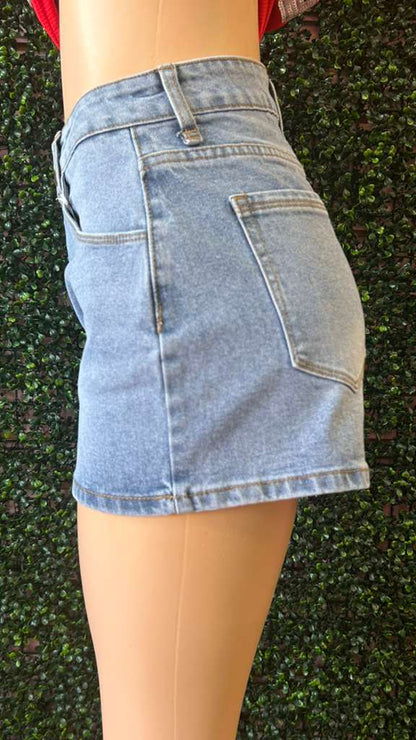 The Criss-Cross High Rise Shorts
