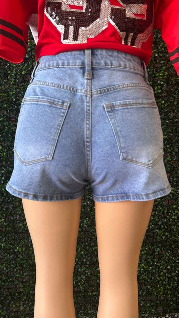 The Criss-Cross High Rise Shorts