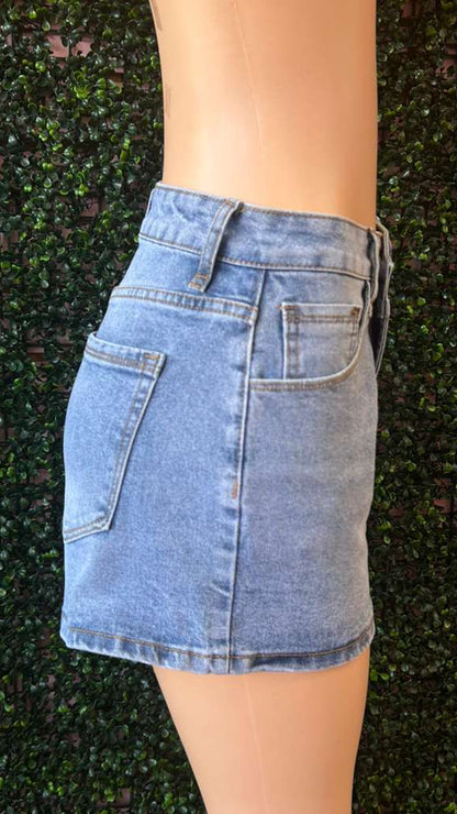 The Criss-Cross High Rise Shorts