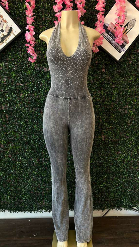 The "VIP" Rhinestone Jumpsuit